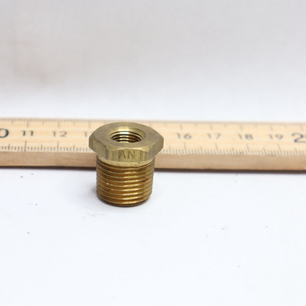 Jet-Tek Aeronautical Standard Bushing Pipe Thread Reducer Copper AN912-3