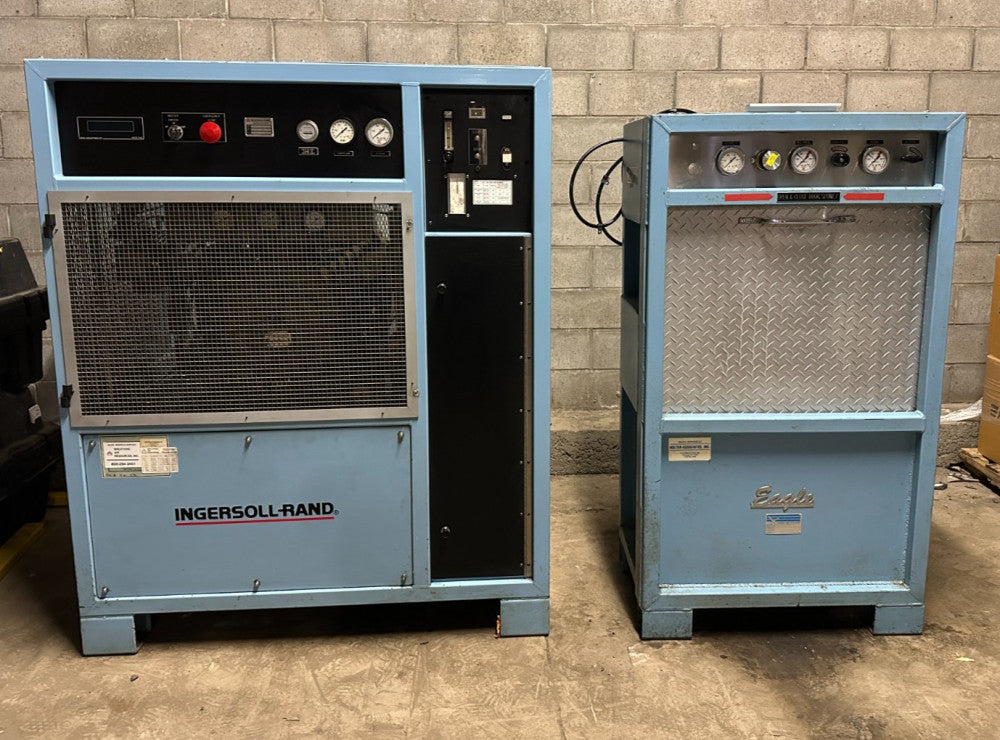 Eagle Ingersoll Rand Breathing Air Compressor w Fill Station and Tanks 5000PSI