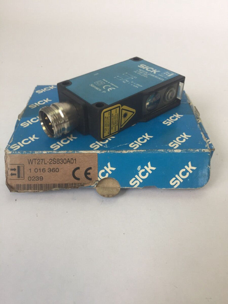 SICK WT27L-2S830A01 PHOTOELECTRIC PROXIMITY SWITCH UC 24...240V 