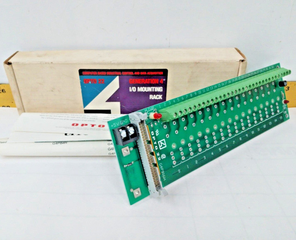 New Opto 22 Generation 4 I/O Mounting Rack  G4PB16H