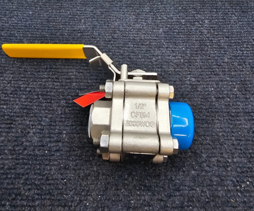Warren Fig# 366: 1/2" 316SS Socket Weld 2000WOG Ball Valve CF8M Body