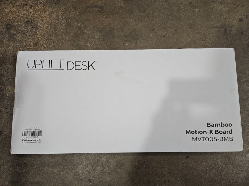 Uplift Desk Bamboo Motion-X Balance Board MVT005-BMB, New Sealed