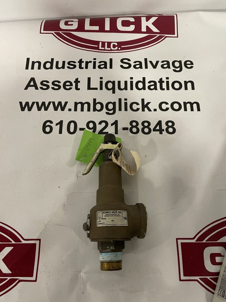Kunkle 6010FEM01-AM 1” Bronze Safety Pressure Relief Valve 50psi