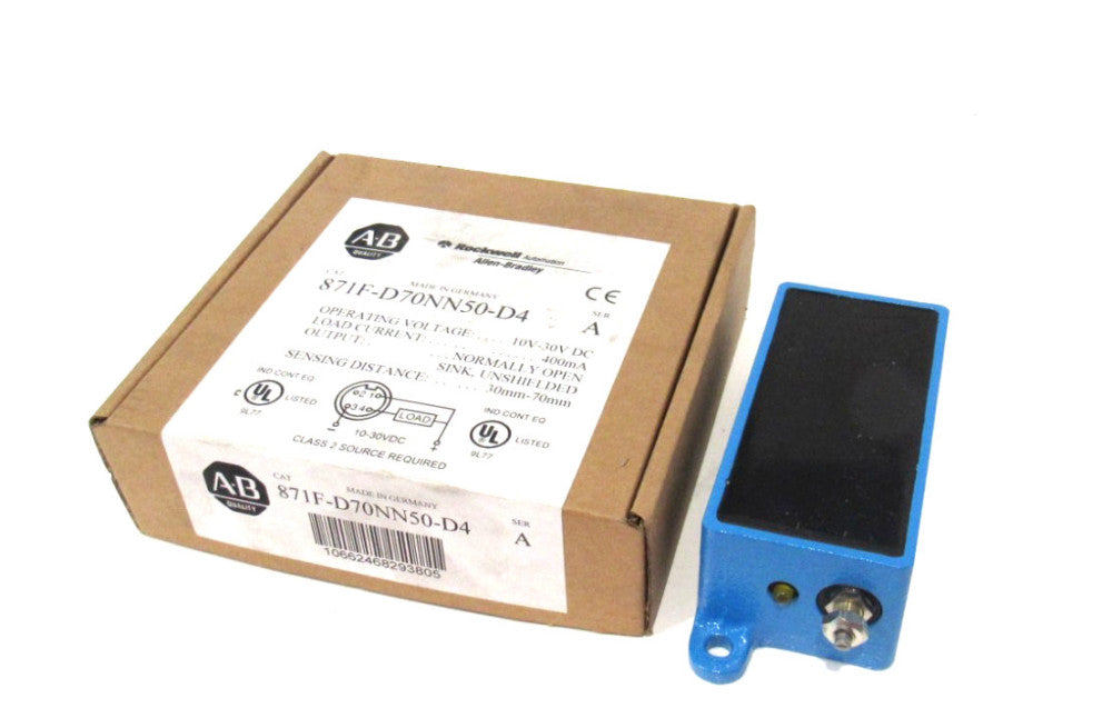 ALLEN BRADLEY 871F-D70NN50-D4 PROXIMITY SENSOR SER.A 871FD70NN50D4 NEW SURPLUS