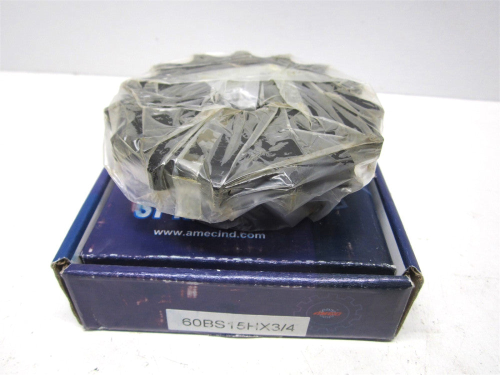 Amec Genuine 60A15H 15 Teeth / Round Bore 3/4 in Chain Pitch Sprocket