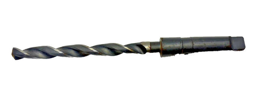 #3 MORSE TAPER SHANK DRILL BIT, SPIRAL 2 FLUTE, OAL 11-1/4"
