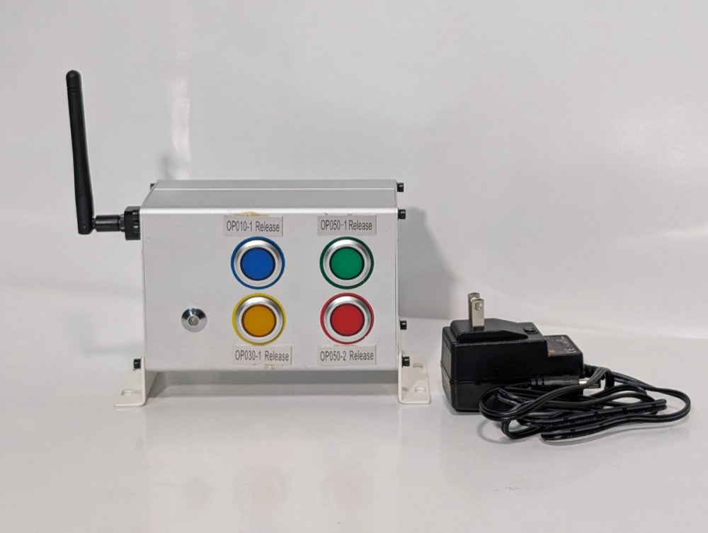 Custom 4-Button Stop Start Emergency Switch Wireless Call System Pushbuttons