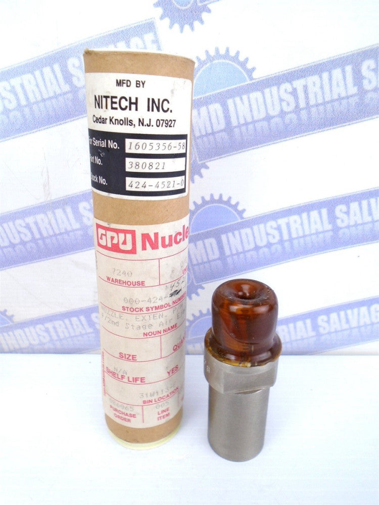 NITECH - NOZZLE EXTENSION - 380821 - 380280 - 5128 - w/2nd STAGE AIR INJECTOR