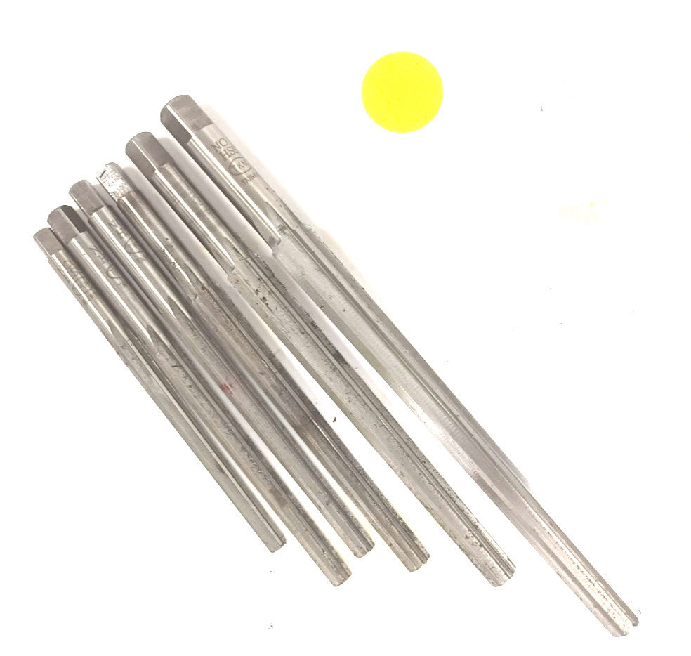 SET OF TAPER PIN REAMERS NUMBER 3 - 7 SIZE IN DESCRIPTION MACHINING TOOL