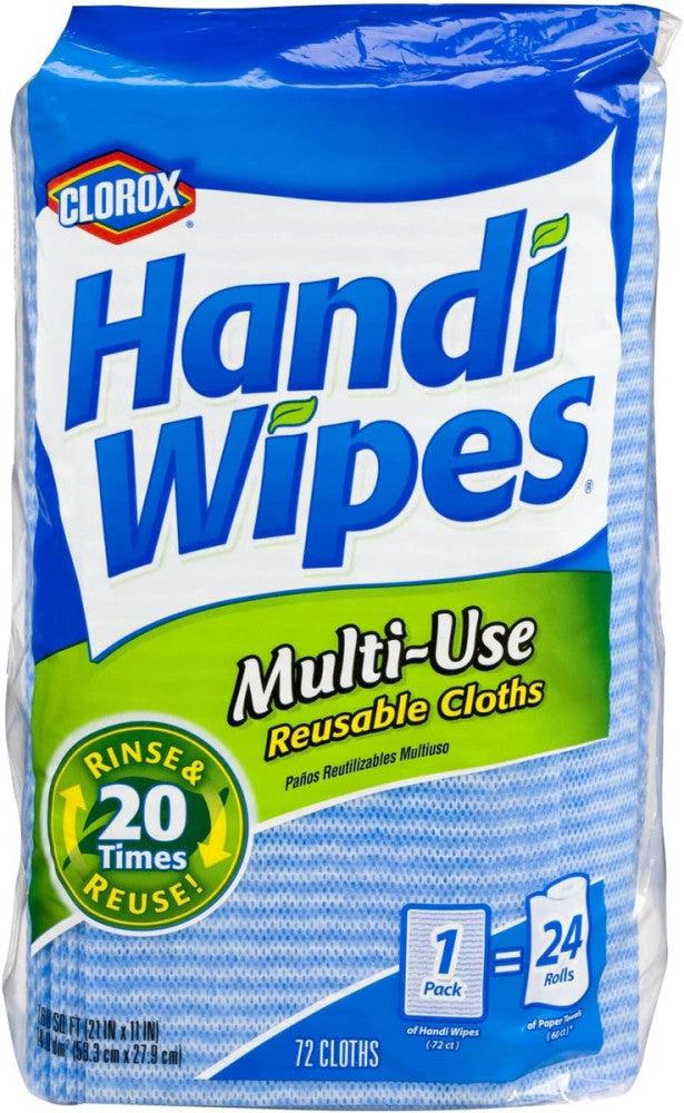 Handi Wipes Multi-Use Reusable Cloths, 72 Ct.