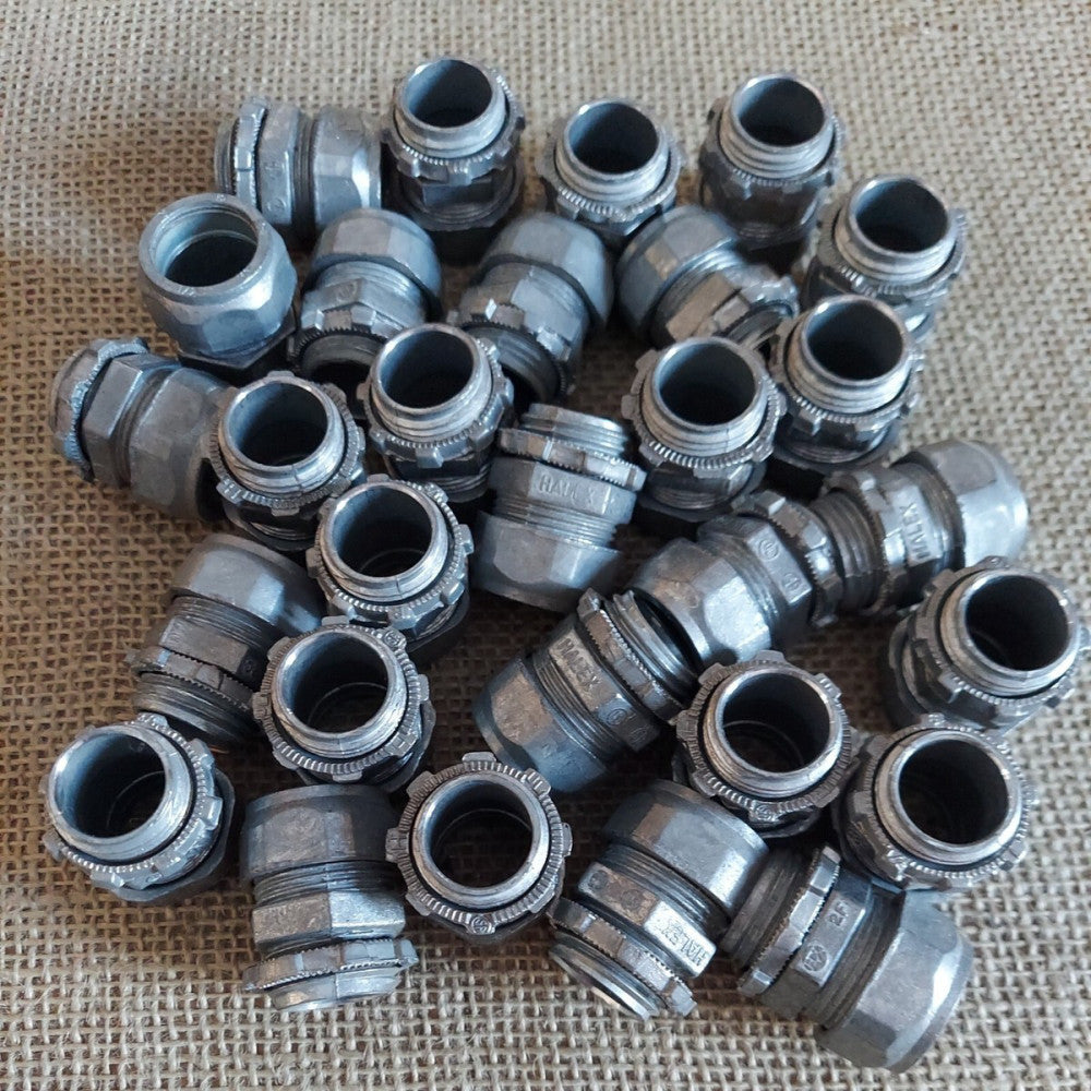 Lot of 29 - HALEX 02105B 1/2in EMT Comprs Conduit Connector