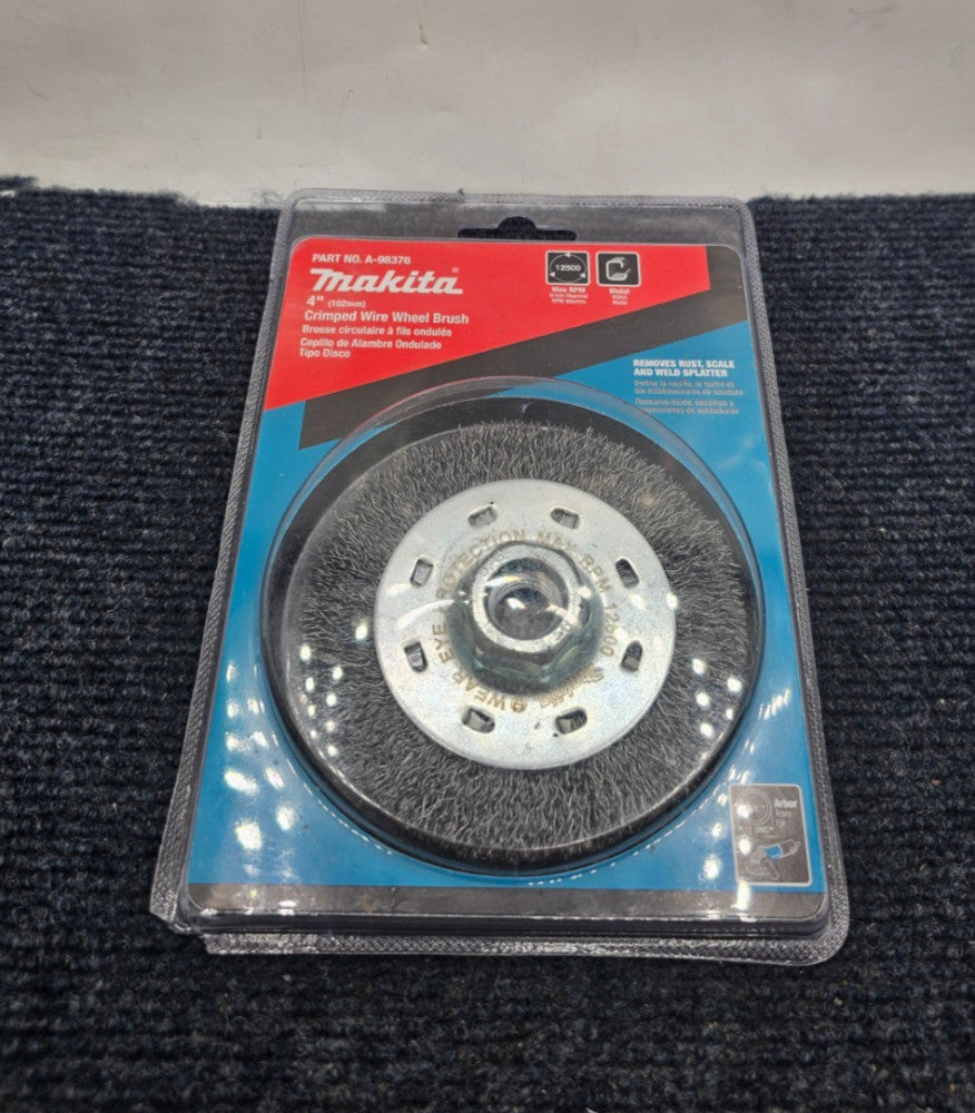 Makita A-98376: 4” (102mm) Crimped Wire Wheel Brush
