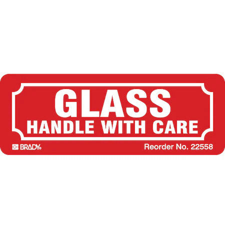 Brady 22558Ls Shipping Labels,1-1/8 In. H,Pk500