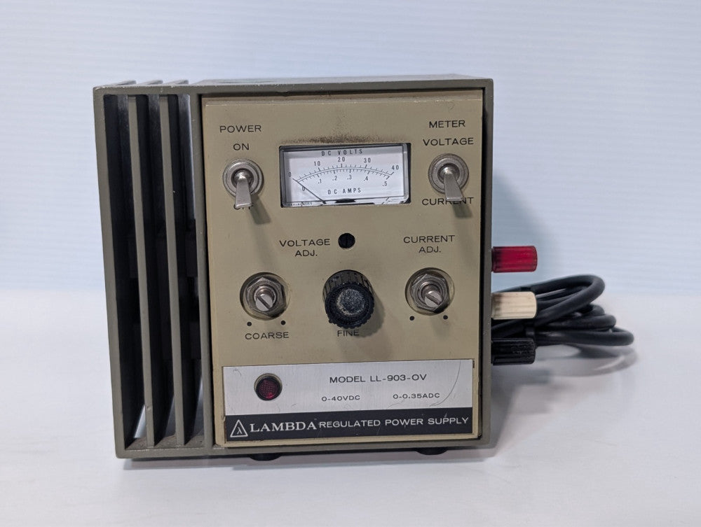 Lambda LL-903-OV Regulated Power Supply 0-40VDC 0-0.35ADC Tested Working
