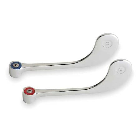 Chicago Faucet 319-Prjkcp Wrist Blade Handle,6 In,Pk2