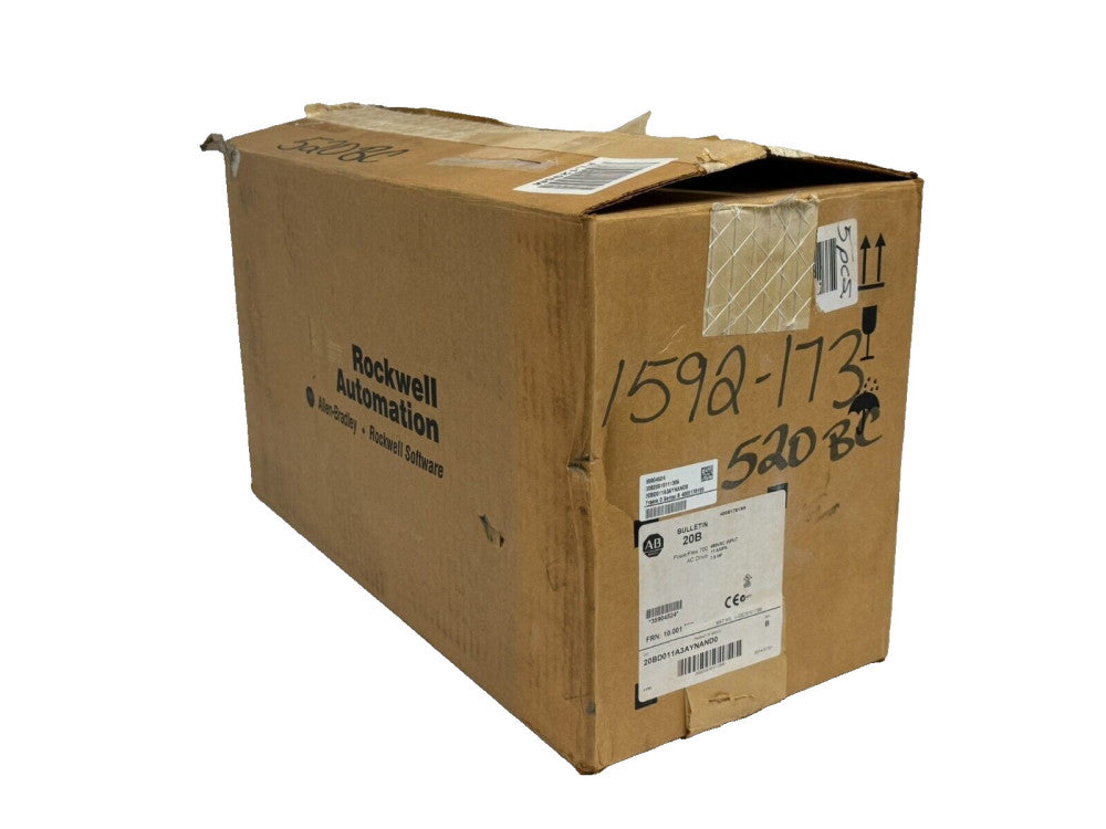 ALLEN BRADLEY 20BD011A3AYNAND0 POWERFLEX 700 7.5HP SER. B REFURBISHED