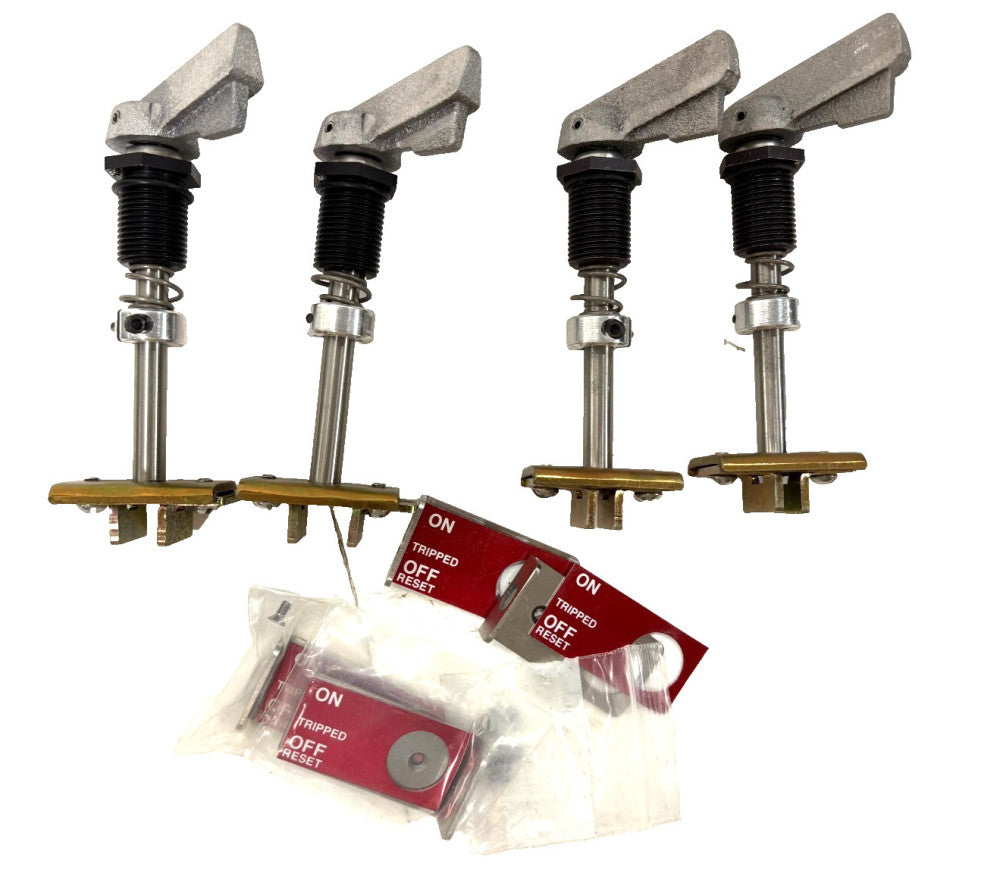 SINGLE POLE, BREAKER HANDLE PANELBOARD LOT OF 4 LENGTH 4-1/2" WIDTH 2-1/8"