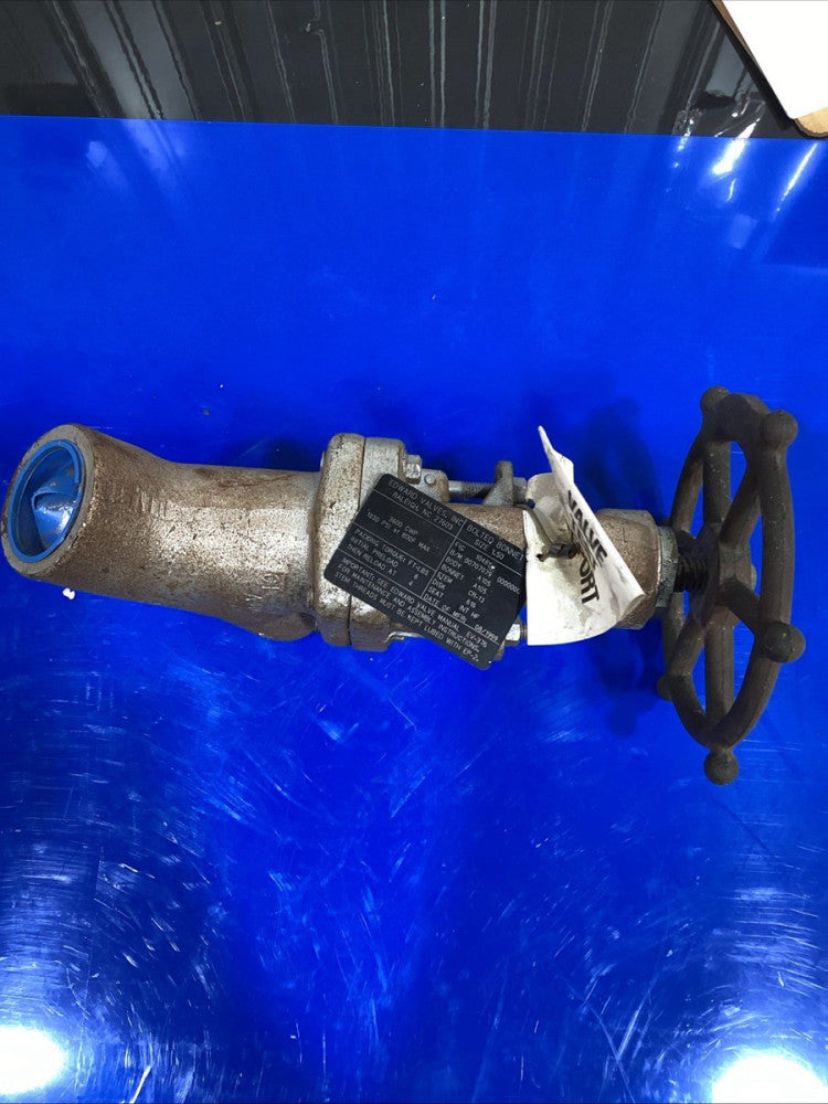 Edward CL A105 W2F Valve  1830 PSI @ 800°F Max  Size 1.500 Fig 1048Y  48047AES
