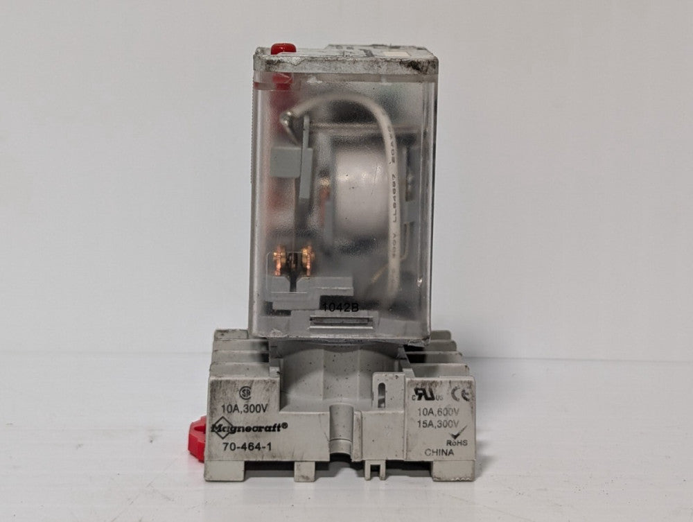 Magnecraft 70-464-1 Relay Socket with 750XBXM4L Relay