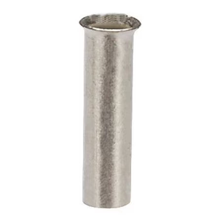 Panduit F80-10-M Ferrule, 14 Awg, Non-Insul, 13/32In., Pk1000