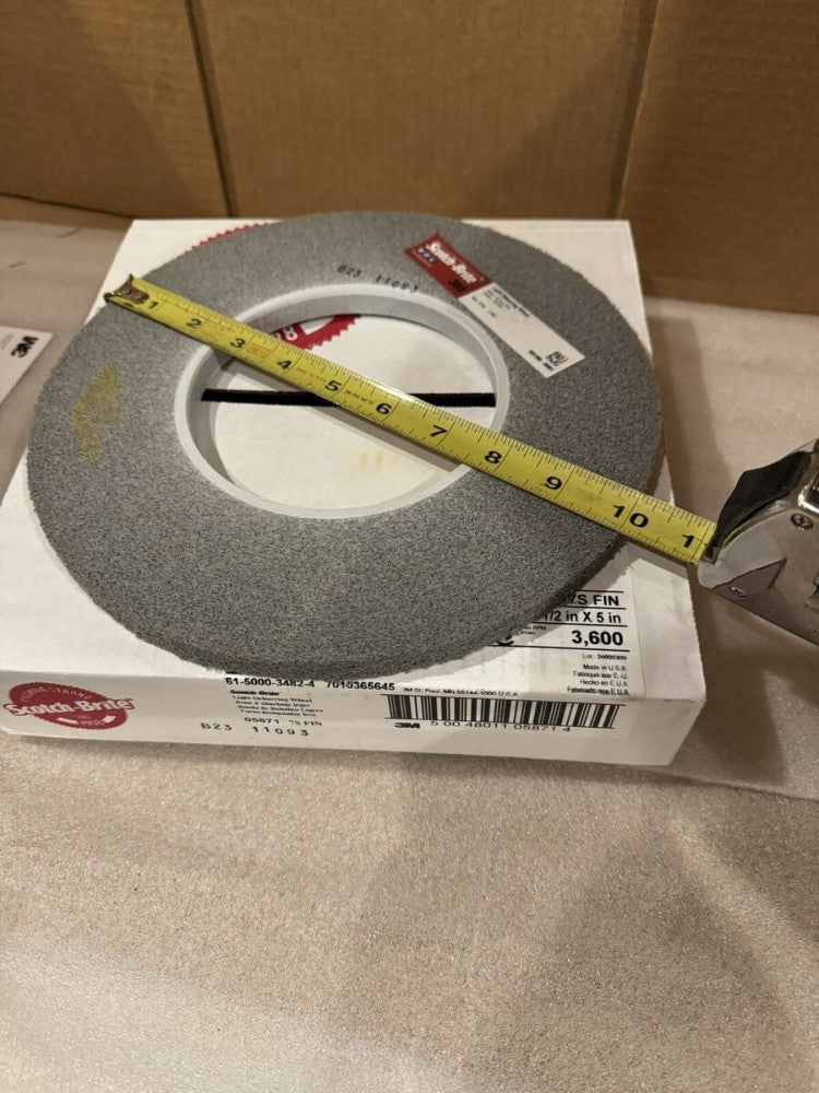 3M Scotch-Brite 10" Light Deburring Wheel 7S Fine 05871
