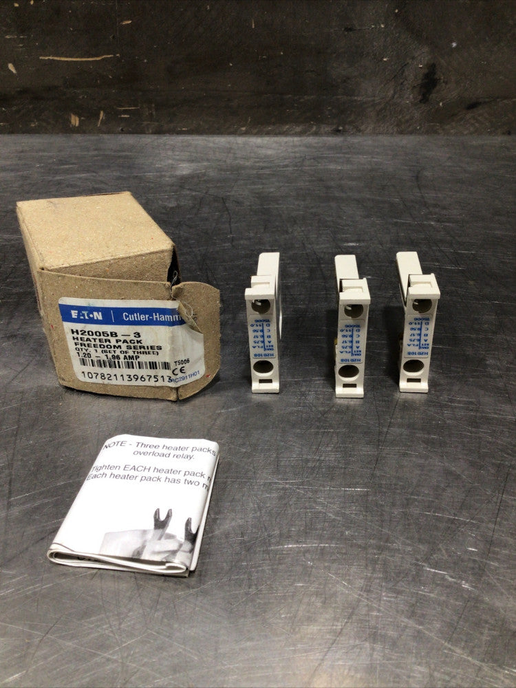 New Eaton Cutler-Hammer H2009B-3 Freedom Series Heater Pack Set 4.55-7.40A