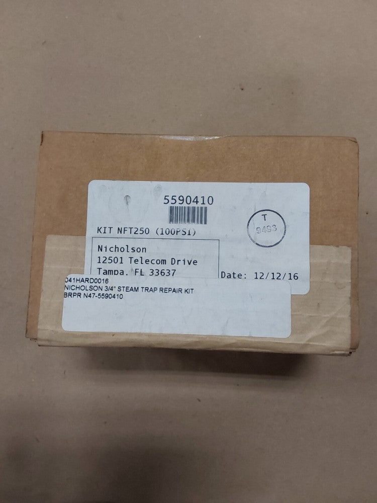 Nicholson NFT250, 3/4" Steam Trap Repair Kit 5590410