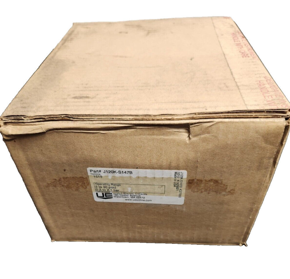 ***NEW IN BOX*** UNITED ELECTRIC J120K-S147B PRESSURE SWITCH J120KS147B UE