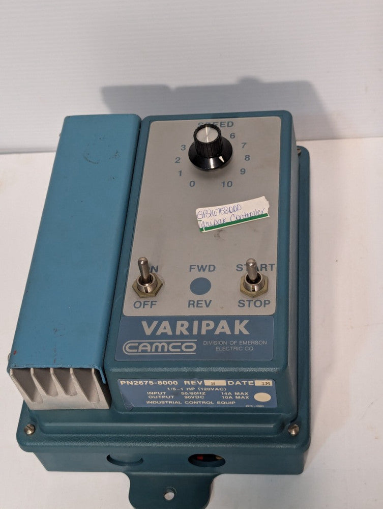 Camco 2675-8000 Varipak controller, 1/5-1HP, 120VAC in, 90VDC out 