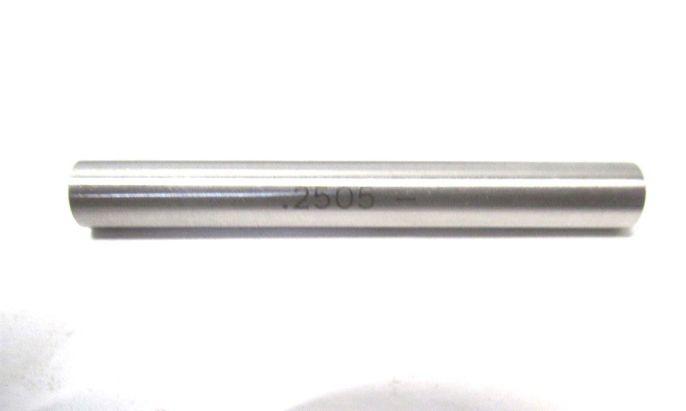 Vermont Gage (111425050) .2505" Minus 0.0002" Tolerance Steel ZZ Pin Gage - 2 PC