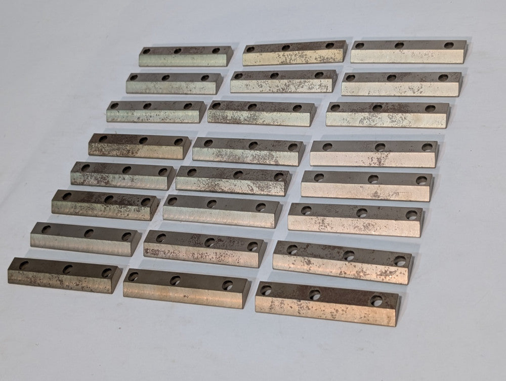 Lot of 24: 10062B0 machining cutting scraper blade block tools 3.5"x3/4"