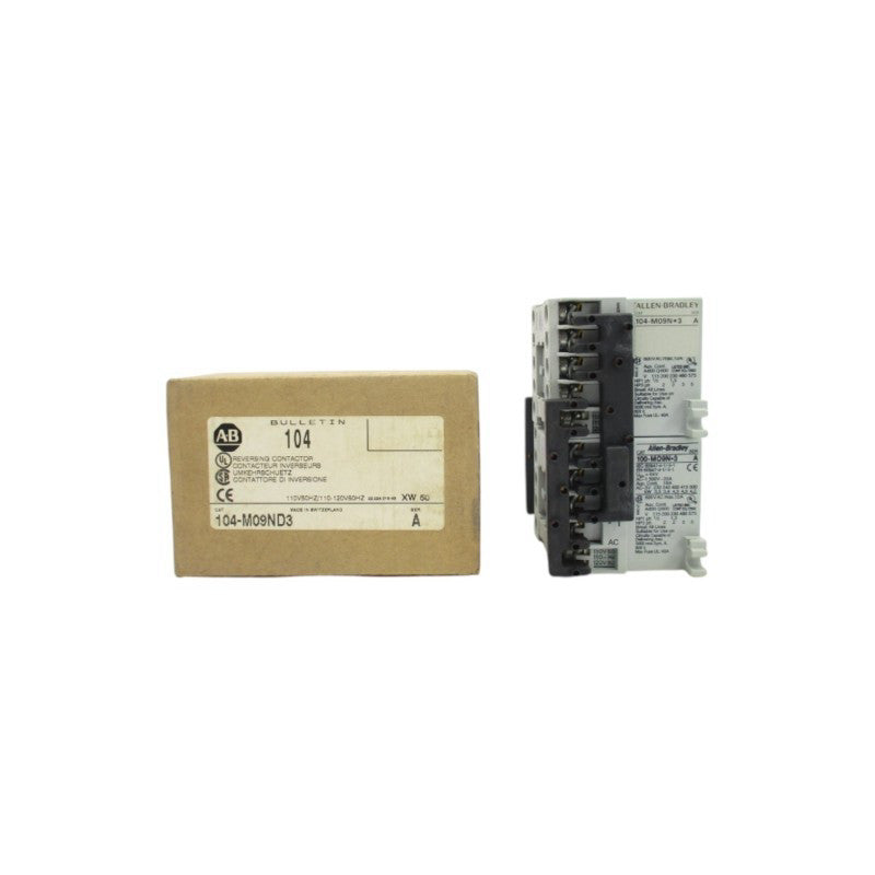 ALLEN BRADLEY 104-M09ND3 120V SER. A (BR/WH) NSMP