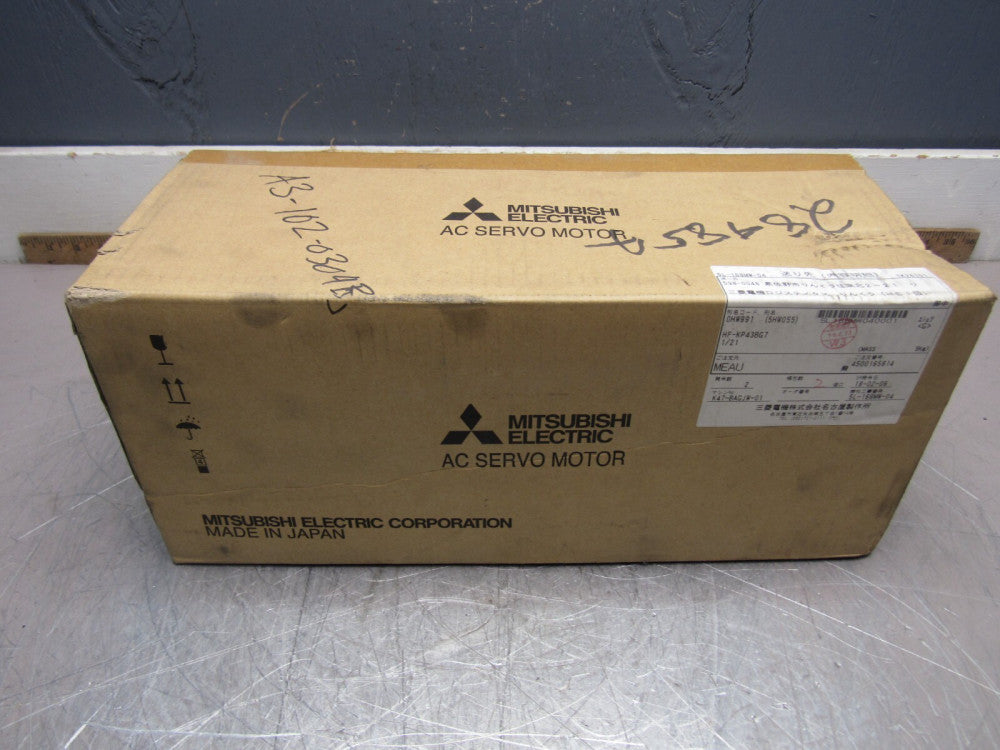 MITSUBISHI HF-KP43BG7 SERVO MOTOR w/BRAKE & 1/21 GEARHEAD NEW !! FACTORY SEALED