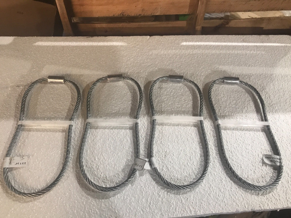 4 POLYLOK CABLE LIFT LOOPS, 3215-LL2.5T   2.5 TON CAPACITY, MADE IN USA