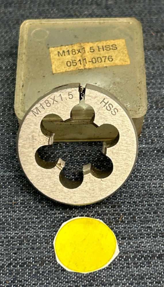 UNBRANDED HSS ADJUSTABLE ROUND SPLIT DIE  M18 X 1.5