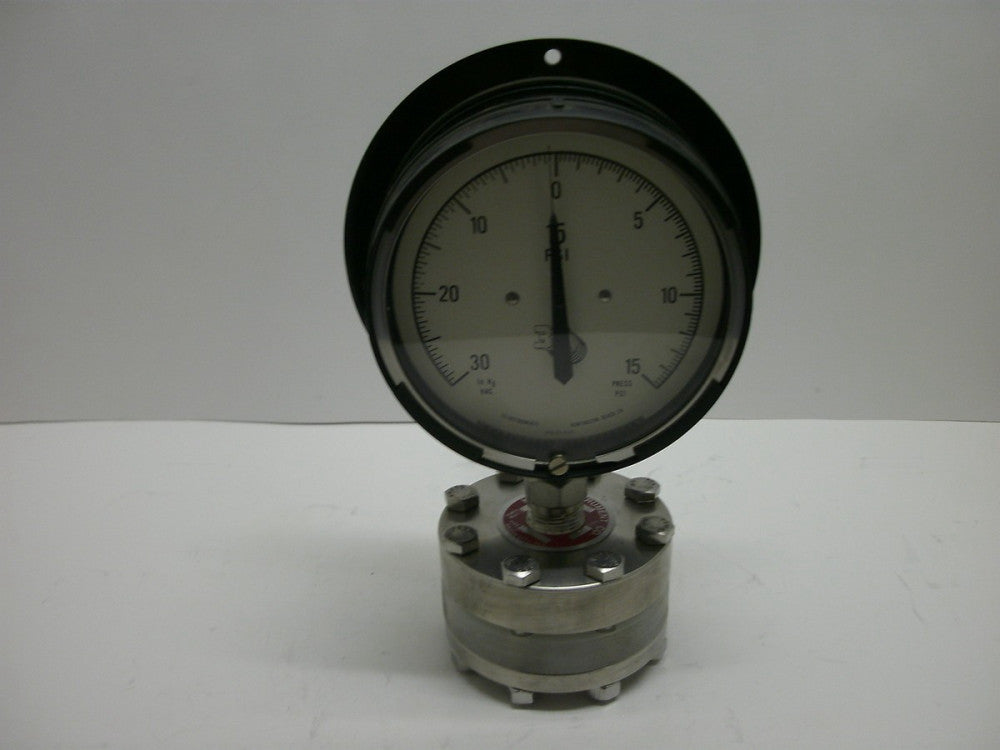 HYETT/3D 42MW DIAPHRAM SEAL 25104-21C31-CJK VAC. 0-30 & 0-15 PSI GAUGE