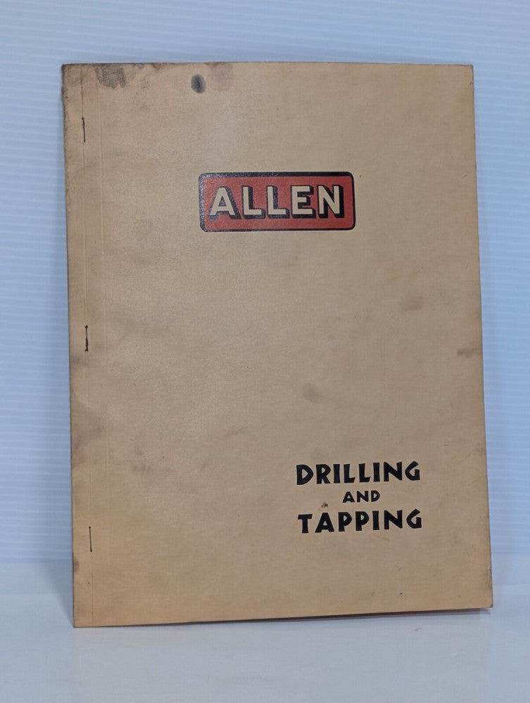 Allen Drilling & Tapping 33935 & 33936 Single Spindle Press Instruction Manual