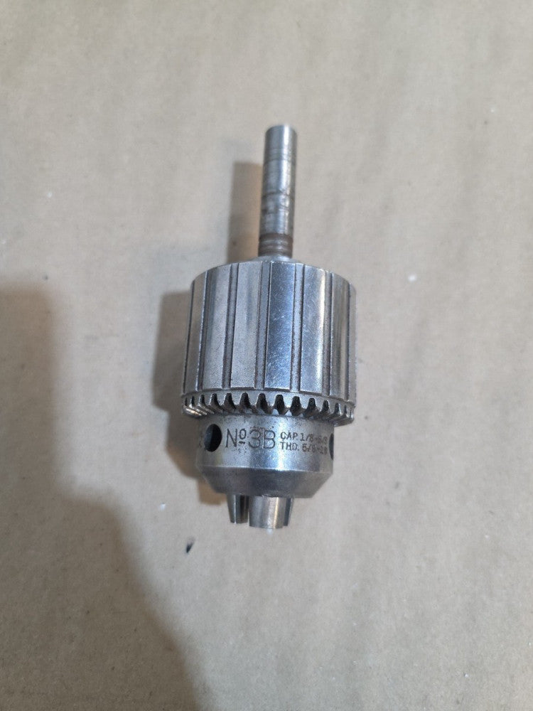 Jacobs Drill Chuck No. 3B holds 1/8"-5/8"drills 5/8-16 thread / 1/2" Shank