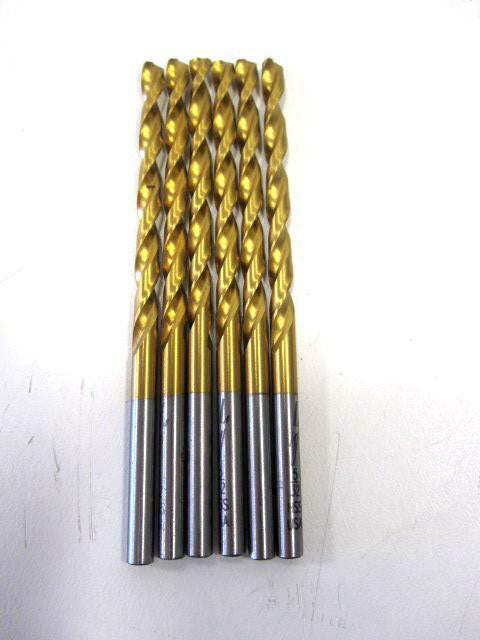 Triumph 5/32" x 2" x 3-17/64" OAL High Speed Steel RH Drill Bits - Lot of 6