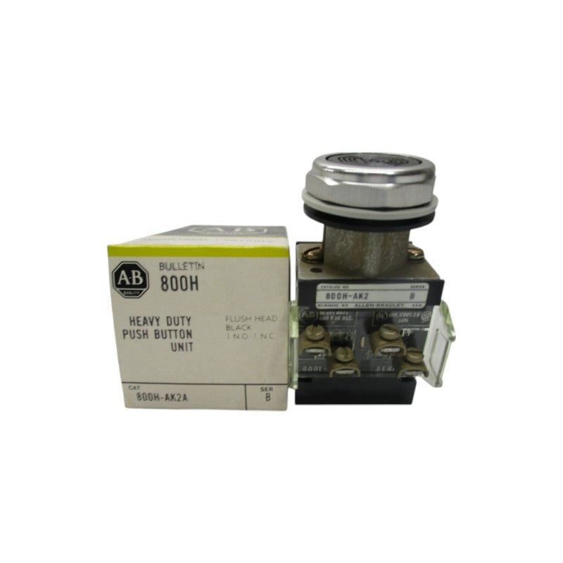 ALLEN BRADLEY 800H-AK2A SER. B (BK/YL) NSMP