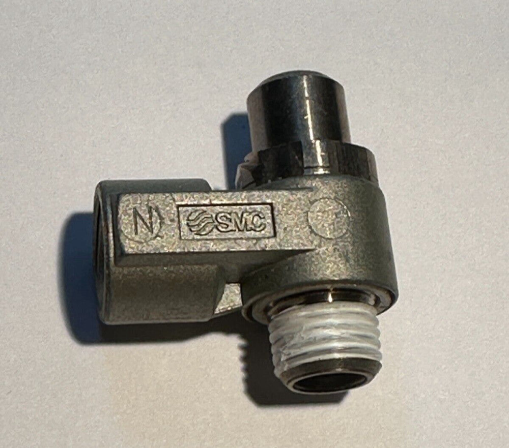 SMC AS2200-N02-SD Flow Speed Control Valve Meter Out 1/4" NPT Metal Body - NOS