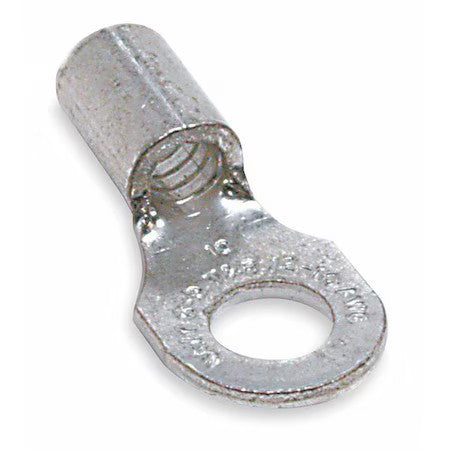 Sta-Kon B14-8 Ring Terminal, #8 Stud Size, 14 Awg, 600 V, Bare Insulated, Bare,