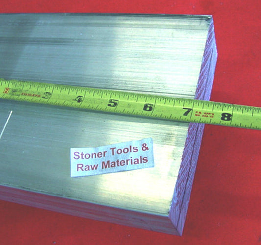 1-1/2" X 5" ALUMINUM 6061 FLAT BAR 7" long SOLID T6511 Extruded Mill Stock New
