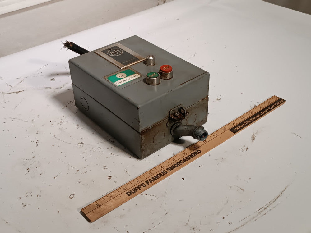 Allen Bradley 509-TOA Starter, Series B, Size 00 Coil 120V in 509-TAA Enclosure