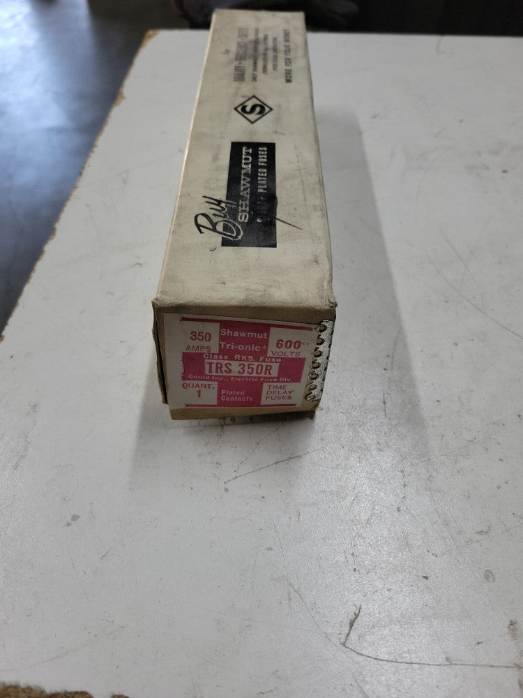 NEW OLD STOCK TRS350R Gould Shawmut Tri-onic Fuse 350 Amp 600V *