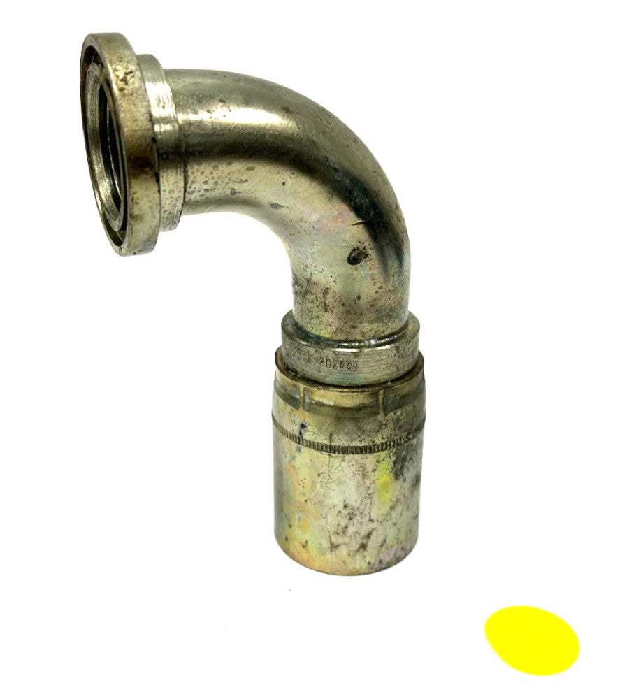 LAWSON WEATHERHEAD HYDRAULIC HOSE FITTING 43024E68411449 HOSE SIZE 1-1/4" 90 DEG