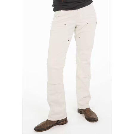 DOVETAIL WORKWEAR DWS20P4C-100-14x30 Women's Work Pant, 14, Painters White,