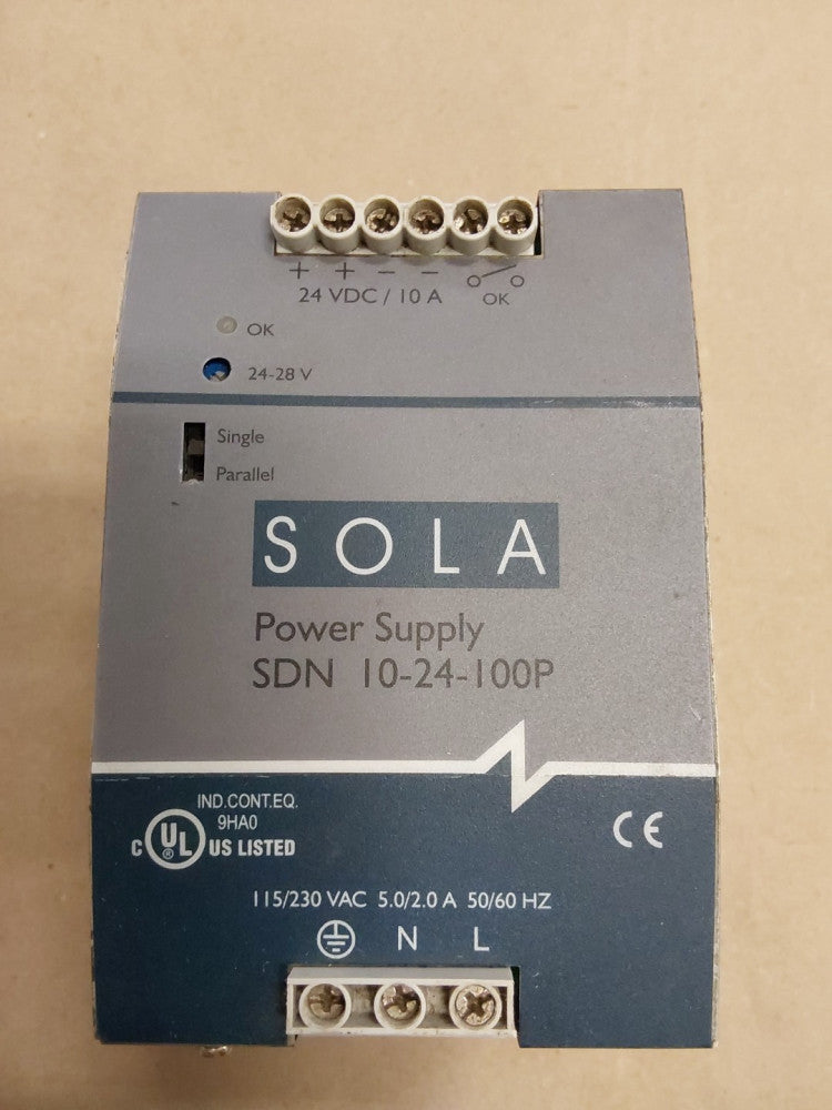Sola SDN10-24-100P Power Supply Module...115/230VAC