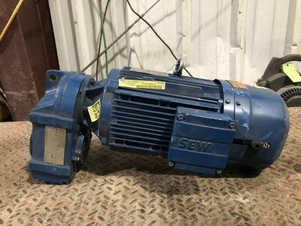Sew-Eurodrive FA37/G DRN100L4/ES7C Gear Drive/Speed Reducer 3HP 360/1765RPM