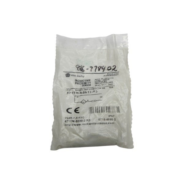 ALLEN BRADLEY 871TM-B3N12-R3 20-250VAC/DC NSMP